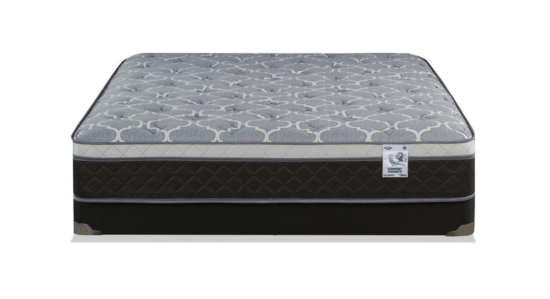 Springwall Salerno Eurotop Low-Profile Full Mattress Set