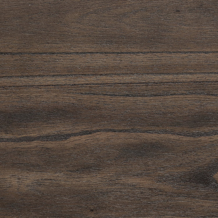 Kane 5pc Bedroom Set with Storage Bed, Dresser & Mirror, Vegan Leather, Brown - King Size