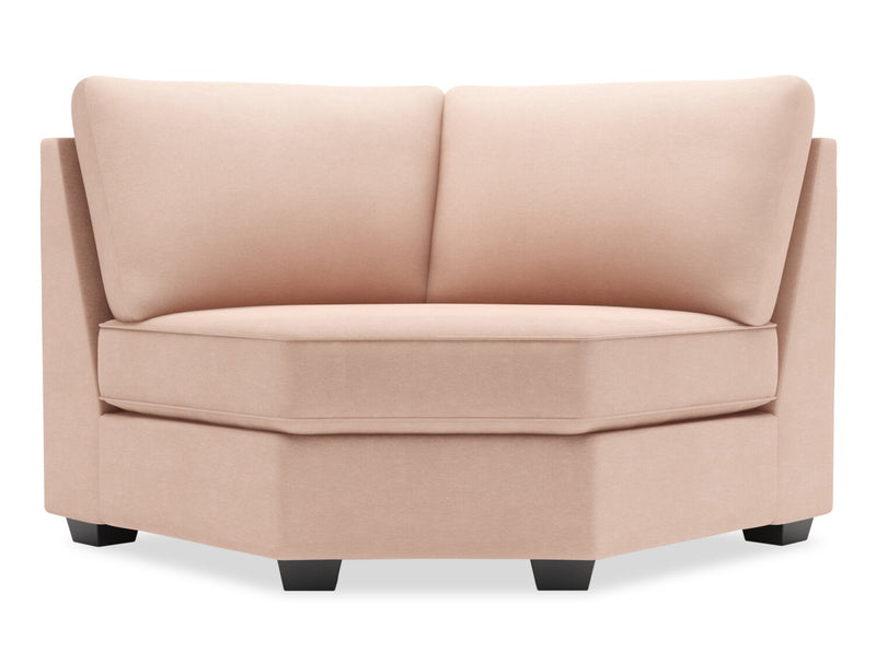 Sofa Lab Roll Curved Wedge - Pax Rose