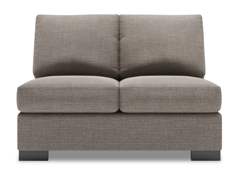 Sofa Lab Track Armless Loveseat - Luna Smoke