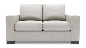 Sofa Lab Track Loveseat - Luxury Silver