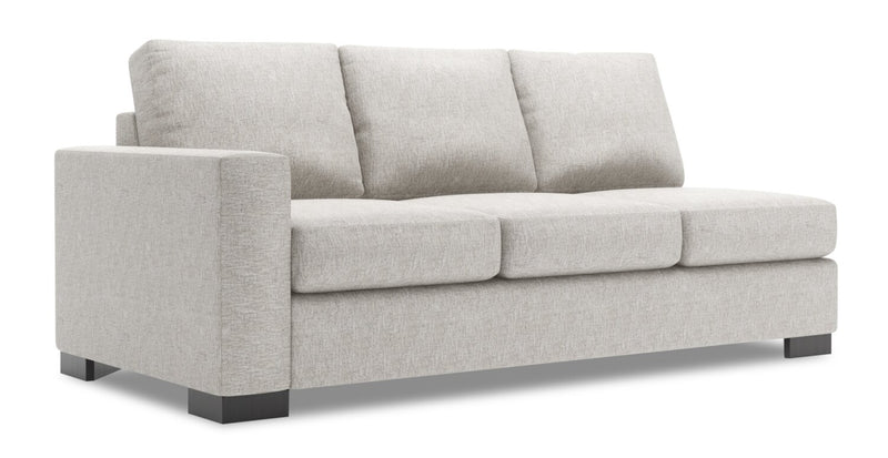 Sofa Lab Track LAF Sofa Bed - Luxury Silver