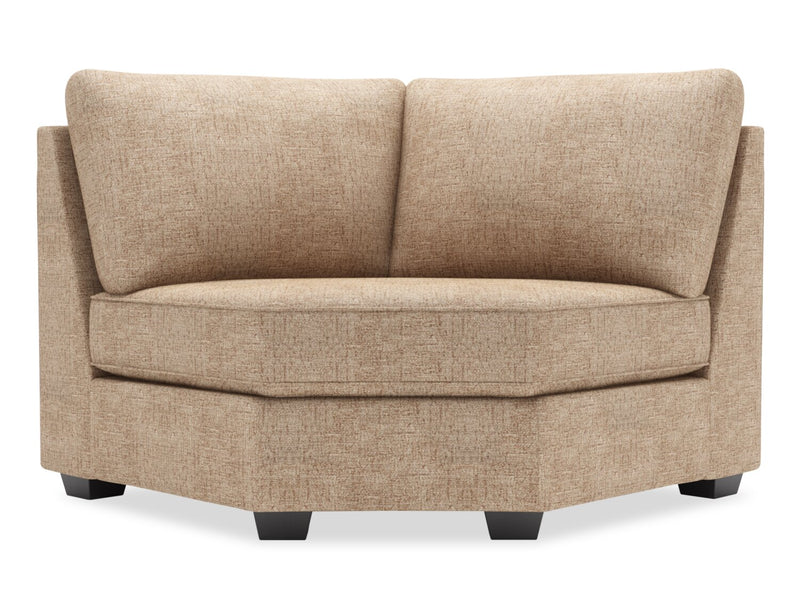 Sofa Lab Roll Curved Wedge - Luxury Taupe