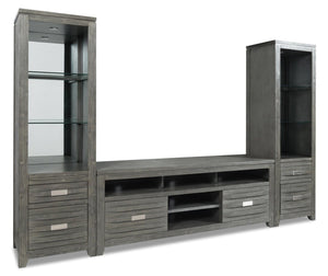 Bronx 3-Piece Wall Unit Entertainment Centre with Storage and Cable Management for TVs up to 55