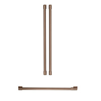Café 3-Piece Handle Kit for French-Door Refrigerator in Brushed Copper - CXMB3H3PNCU