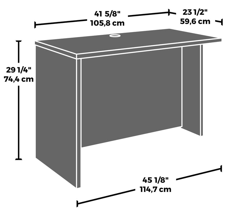 Affirm 45.16\" Commercial Grade Office Desk Return - Hudson Elm