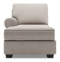 Sofa Lab Roll LAF Chaise - Pax Slate 