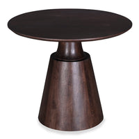 Bali Dining Table, Mango Wood, Pedestal Base, 36