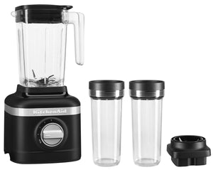 KitchenAid K150 3-Speed Ice Crushing Blender with 2 Personal Blender Jars - KSB1332BM