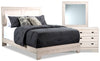 Yorkdale 5pc Bedroom Set with Panel Bed, Dresser & Mirror, White - Queen Size