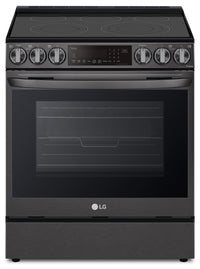 LG 6.3 Cu. Ft. Smart Electric Range with Air Fry and ProBake Convection® - Smudge Proof Black Stainl… 