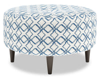 Sofa Lab The Curve Ottoman - Ocean 