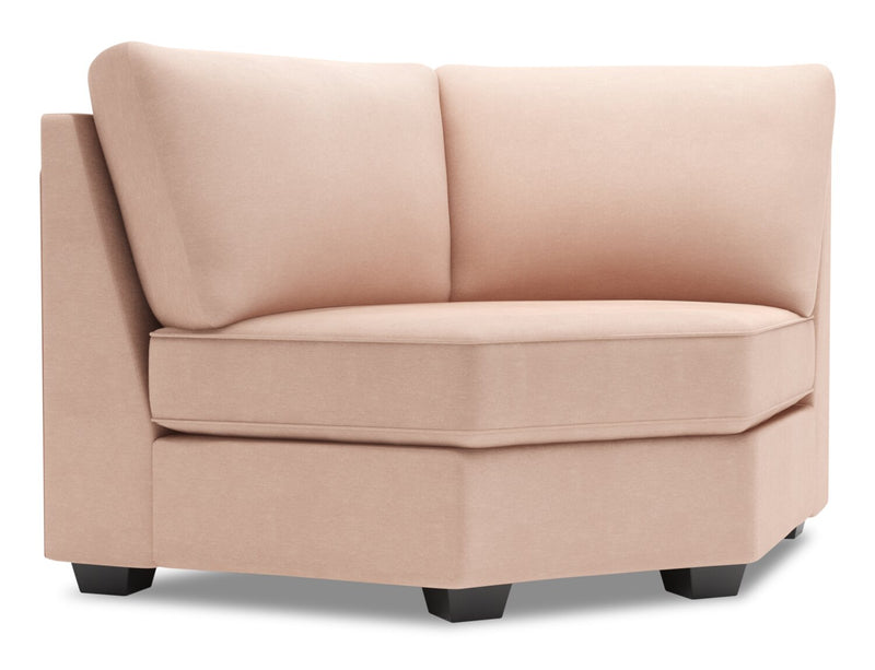 Sofa Lab Roll Curved Wedge - Pax Rose