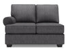 Sofa Lab Roll LAF Loveseat - Luxury Charcoal