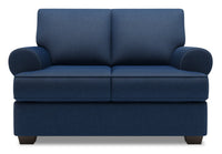 Sofa Lab Roll Loveseat - Pax Navy 