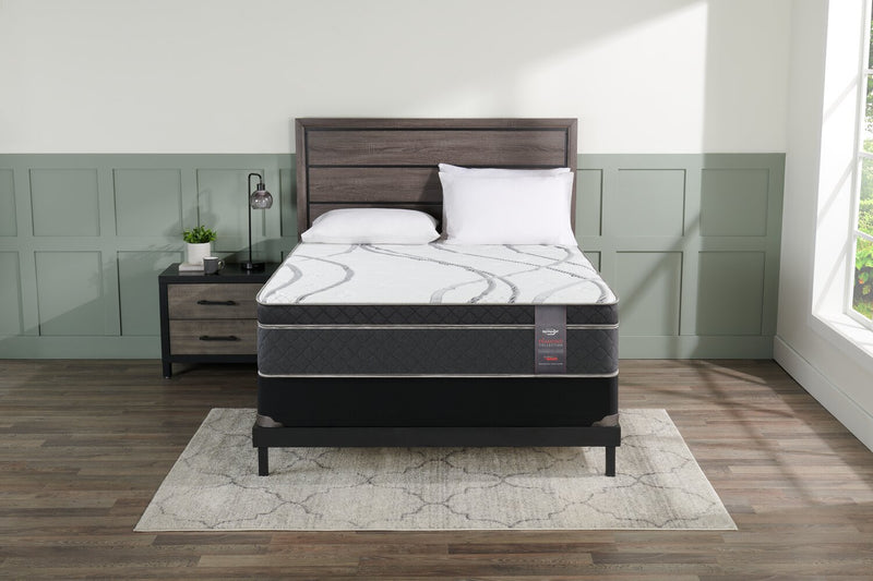 Springwall Radiant Eurotop Low-Profile Full Mattress Set