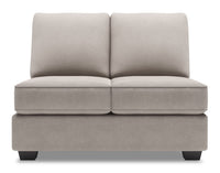 Sofa Lab Roll Armless Loveseat - Pax Slate
