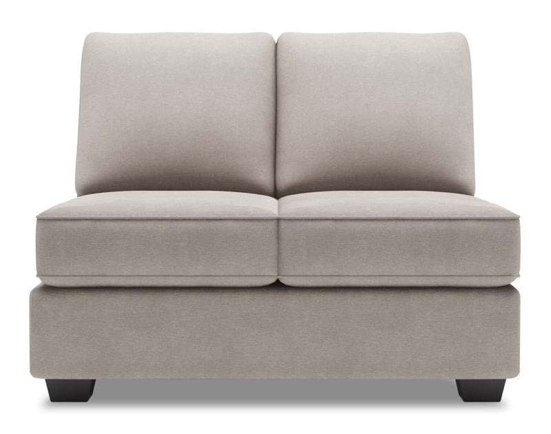 Sofa Lab Roll Armless Loveseat - Pax Slate