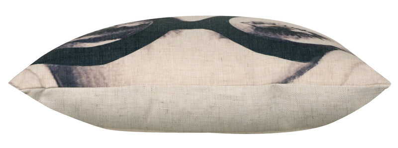 Portrait Accent Pillow - Beige 