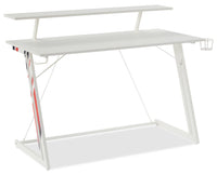 Sparta Gaming Desk - White 