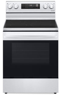 LG 6.3 Cu. Ft. Smart Electric Range with Air Fry and Fan Convection - Stainless Steel - LREL6323S 