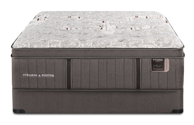 Stearns & Foster Founders Collection Derby County Eurotop Queen Mattress Set