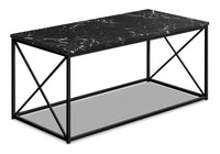 Millie Coffee Table - Black Marble-Look 