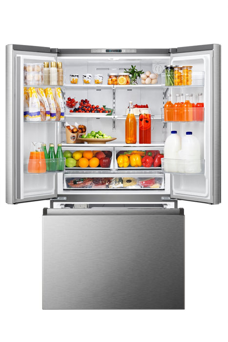 Hisense 36\" 26.6 Cu. Ft. French-Door Refrigerator - Stainless Steel - RF266C3FSE