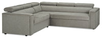 Savvy 2-Piece Right-Facing Linen-Look Sectional 