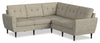 BLOK Modular Flared Arm Sectional – Taupe