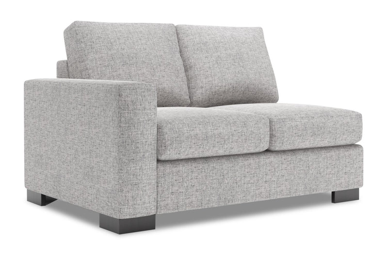 Sofa Lab Track LAF Loveseat - Luna Domino