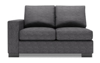 Sofa Lab Track LAF Loveseat - Luxury Charcoal 