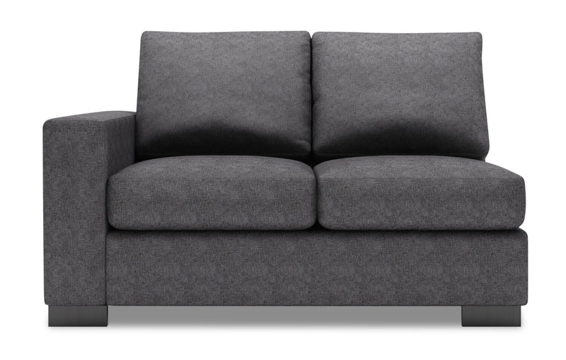Sofa Lab Track LAF Loveseat - Luxury Charcoal
