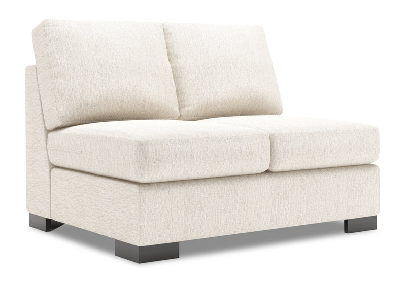 Sofa Lab Track Armless Loveseat - Luxury Sand