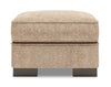 Made in Canada Customizable Sofa Lab Track 24\" Chenille Fabric Ottoman - Luxury Taupe