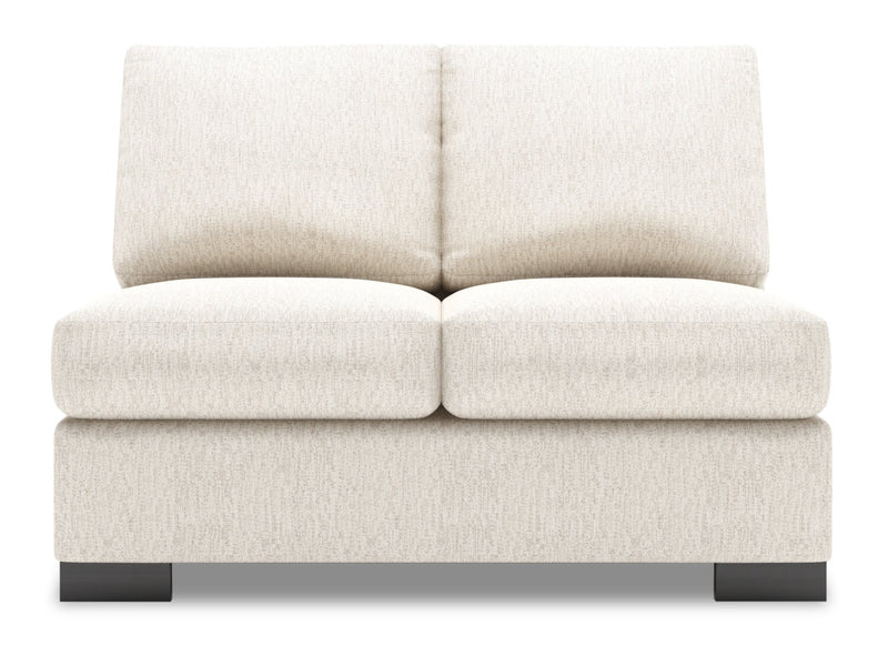 Sofa Lab Track Armless Loveseat - Luxury Sand