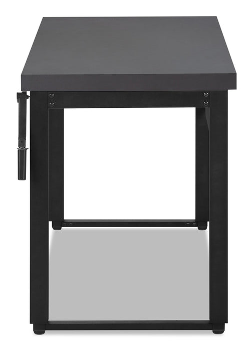 Kai 47.25\" Adjustable Height Office Desk - Grey