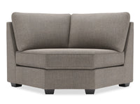 Sofa Lab Roll Curved Wedge - Luna Smoke