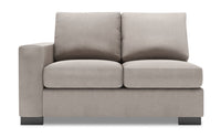 Sofa Lab Track LAF Loveseat - Pax Slate