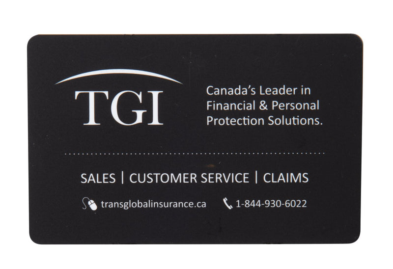 Trans Global Insurance Personal Information and Financial Security Kit
