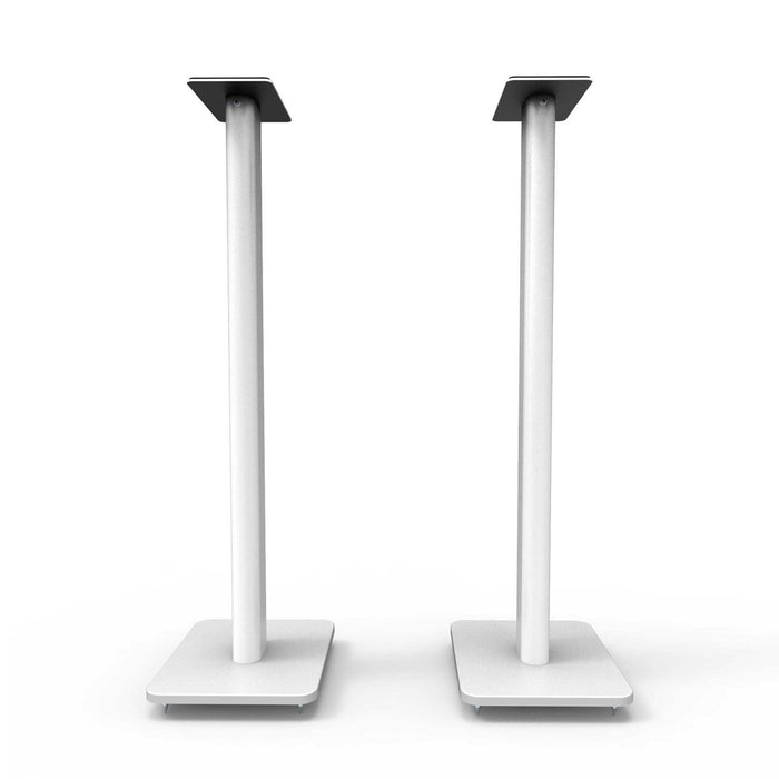 Kanto SP32PLW 32\" Tall Bookshelf Speaker Floor Stands with Intragrated Cable Management, White