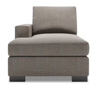 Sofa Lab Track LAF Chaise - Luna Smoke