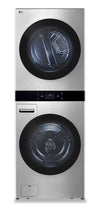 LG STUDIO WashTower™ with 5 Cu. Ft. Washer and 7.4 Cu. Ft. Electric Dryer - SWWE50N3