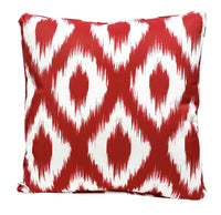 Red Cat Eye Outdoor Accent Pillow 