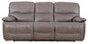 Franco Genuine Leather Power Reclining Sofa - Grey