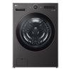 LG 5.8 Cu. Ft. Smart Front-Load High-Efficiency Steam Washer - Black Steel - Stackable - WM6500HBA