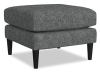 BLOK Modular Fabric Ottoman - Steel 