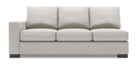 Sofa Lab Track LAF Sofa Bed - Luxury Silver