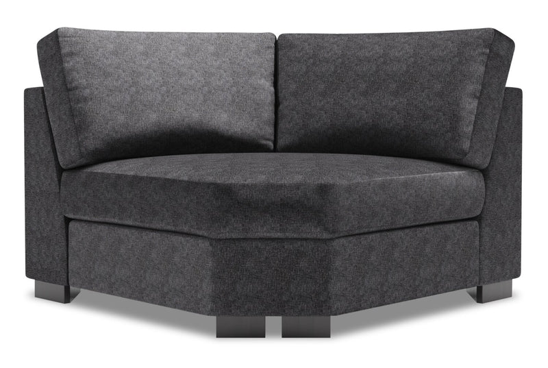 Sofa Lab Track Curved Wedge - Luxury Charcoal