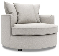 Sofa Lab The Cuddler Chair - Luxury Silver 